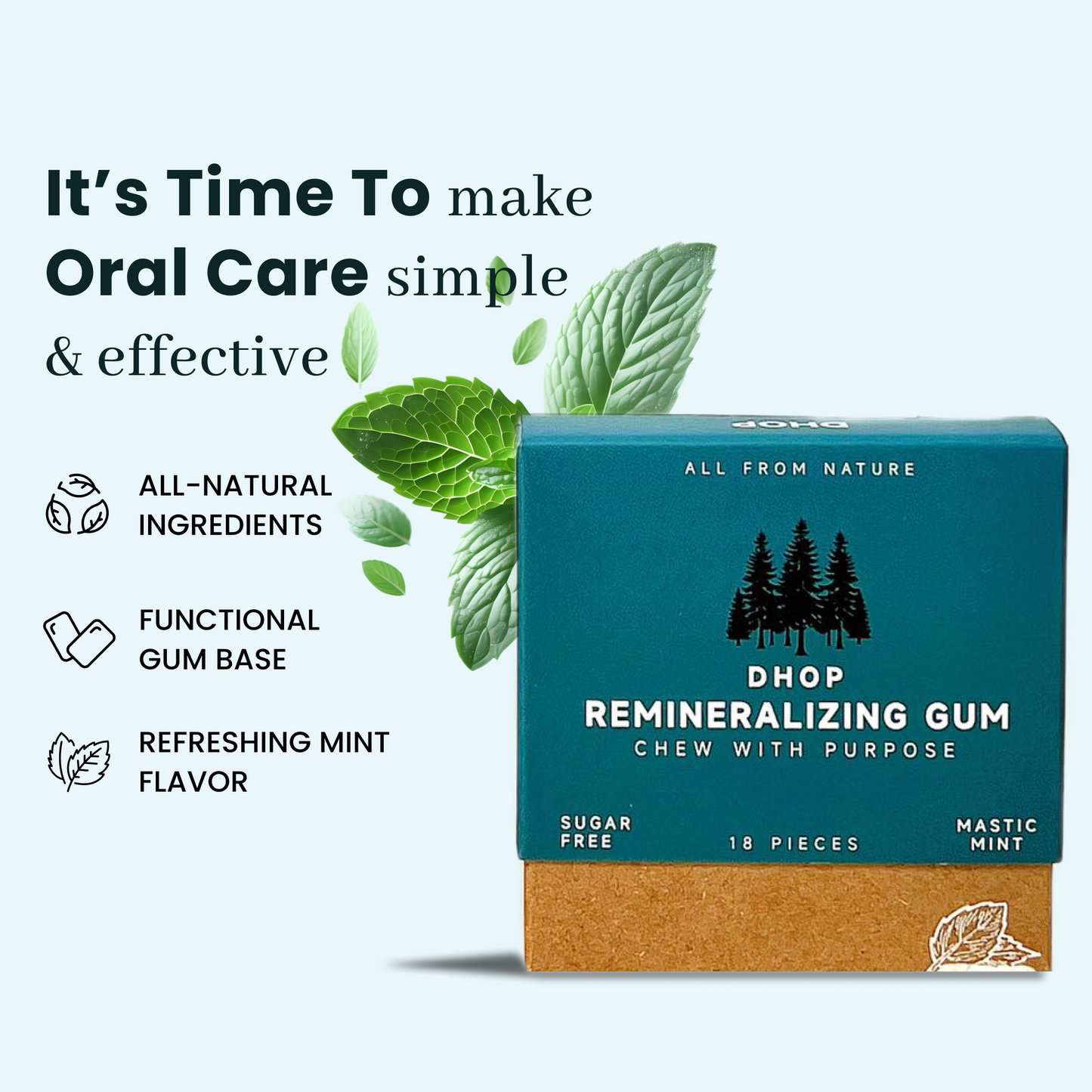 Dhop™ Remineralizing Gum